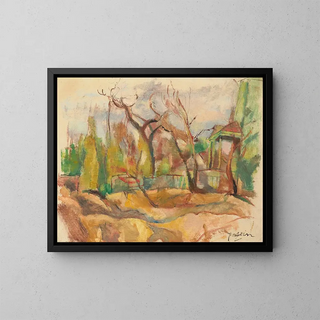 Landscape in Cuba - Jules Pascin — framed artwork on a wall