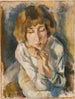 Portrait of Hermine David - Jules Pascin — artwork view