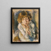Portrait of Hermine David - Jules Pascin — framed artwork on a wall
