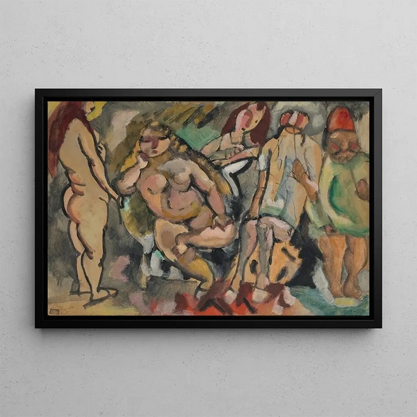 Tunis - Jules Pascin — framed artwork on a wall