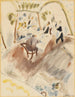 Two Men Dining - Jules Pascin — artwork view