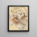 Two Men Dining - Jules Pascin — framed artwork on a wall