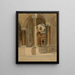 L'Hôtel de Ville after the fire 1871 - Jules Richomme — framed artwork on a wall