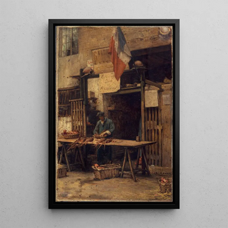 La Cour du Heaume rue Pirouette - Jules Richomme — artwork view