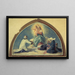 The Virgin presenting the Child Jesus to Saint Vincent de Paul - Jules Richomme — framed artwork on a wall