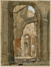 Les décombres de l'Hôtel de Ville après l'incendie de 1871 - Jules Richomme — artwork view