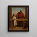 Saint Joseph and the Child - Jules Richomme — framed artwork on a wall