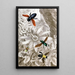 Névroptères Pl VII - Jules Rothschild — framed artwork on a wall