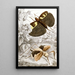 Orthopteran Painting Pl III - Jules Rothschild — framed artwork on a wall
