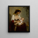 Nursing Painting - Jules Salles-Wagner — framed artwork on a wall