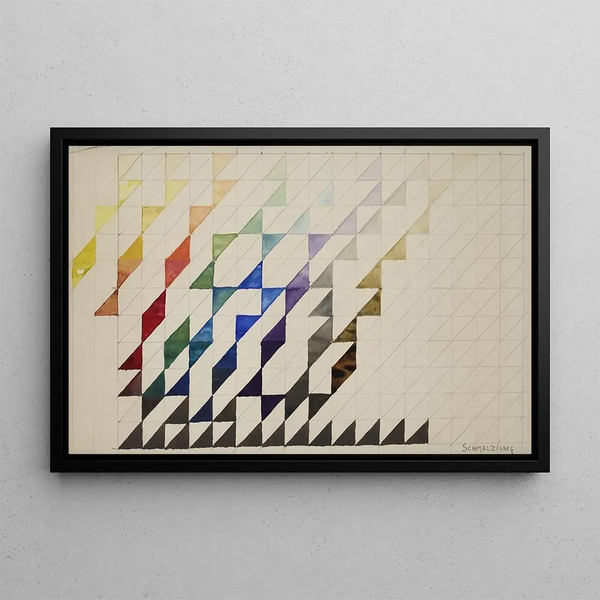 Composition - Jules Schmalzigaug — framed artwork on a wall