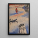 Red Sailboat and Gondola - Jules Schmalzigaug — framed artwork on a wall