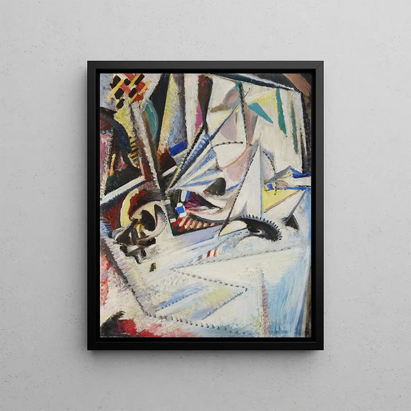 Untitled Painting - Jules Schmalzigaug — framed artwork on a wall