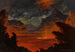 Kilauea at Night - Jules Tavernier — artwork view