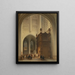 Interior of the Saint-Pierre de Louvain church - Jules Victor Genisson — framed artwork on a wall