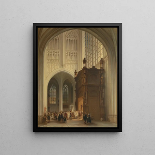 Jules Victor Gnisson - Interior of the Saint Peters Church in Louvain.webp