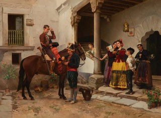 Arrival of the Messenger - Jules Worms — artwork view