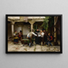 Announcing the news - Jules Worms — framed artwork on a wall