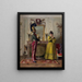 Departure for the review - Jules Worms — framed artwork on a wall