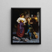 The guitarist - Jules Zermati — framed artwork on a wall