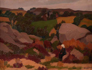 La Bergère en Bretagne - Jules Émile Zingg — artwork view