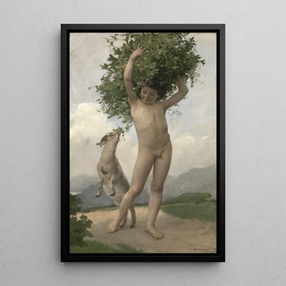 Happy Painting - Jules van Biesbroeck — framed artwork on a wall