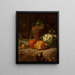 Still life with oranges - Julia Robinson — framed artwork on a wall