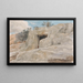 Tomb on the South Side of the Kidron Valley - Juliaan De Vriendt — framed artwork on a wall