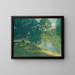 Afternoon by the Pond - Julian Alden Weir — framed artwork on a wall