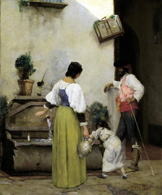 Julian Alden Weir - At the Water Trough.webp