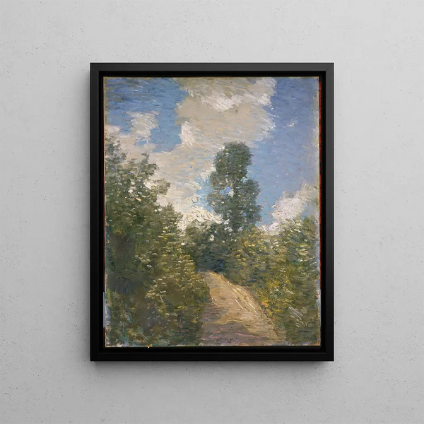 Secondary Road Painting - Julian Alden Weir — framed artwork on a wall