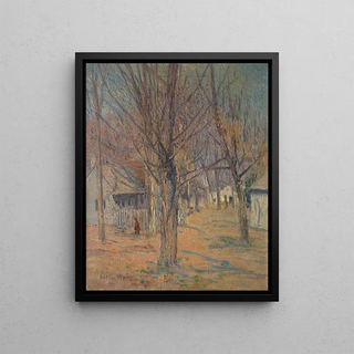 Julian Alden Weir - Connecticut Village Going to School.webp