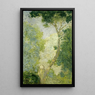 Landscape - Julian Alden Weir — framed artwork on a wall