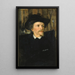 Portrait of Wyatt Eaton - Julian Alden Weir — framed artwork on a wall