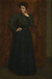 The Green Dress - Julian Alden Weir — artwork view