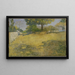 The High Pasture - Julian Alden Weir — framed artwork on a wall