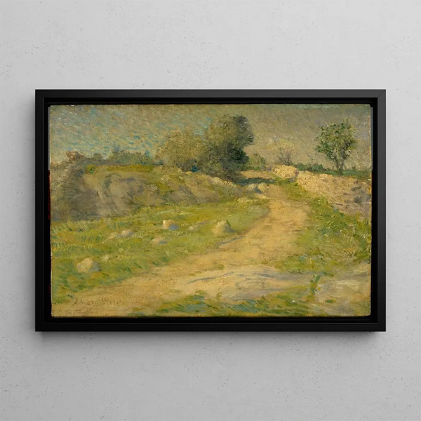 The Path - Julian Alden Weir — framed artwork on a wall
