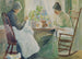 Two women sewing - Julian Alden Weir — artwork view