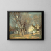 Village de Windham - Julian Alden Weir — framed artwork on a wall