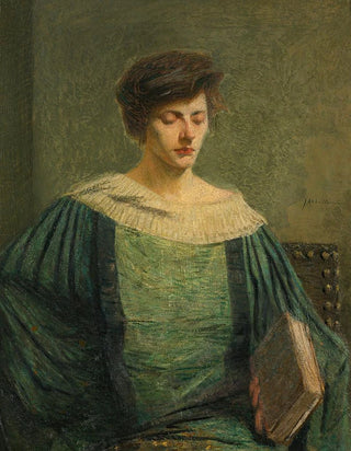 Julian Alden Weir - Woman Reading.webp