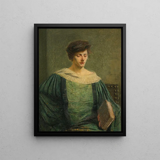 Julian Alden Weir - Woman Reading.webp