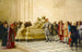 Pierre le Grand visitant la tombe du cardinal Richelieu à la Sorbonne en 1717 - Julian Boncza Tomaszewski — artwork view