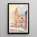 Duomo de Crémone - Julian Clarence Levi — framed artwork on a wall