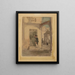 The Beadle Knocks at the Door - Julian Fałat — framed artwork on a wall