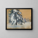 Chapeau de neige - Julian Fałat — framed artwork on a wall