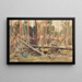 Pine Forest - Julian Fałat — framed artwork on a wall
