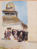 Sketch for the painting titled Cerkiew na Pokuciu - Julian Falat — artwork view