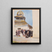 Sketch for the painting titled Cerkiew na Pokuciu - Julian Falat — framed artwork on a wall