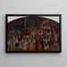 Sermon at the church fair in Kalwaria - Julian Fałat — framed artwork on a wall