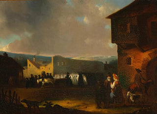 Funérailles juives à Vilnius en 1824 - Julian Karczewski — artwork view